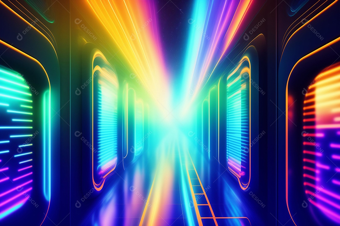 Centro da sala do centro de dados.