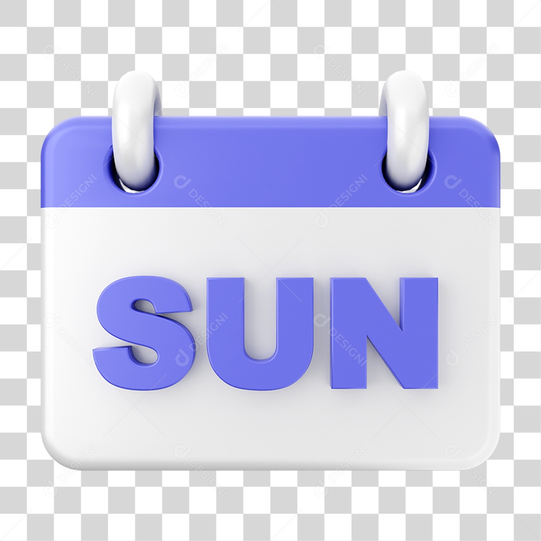 Elemento 3D Calendário Dia PNG Transparente