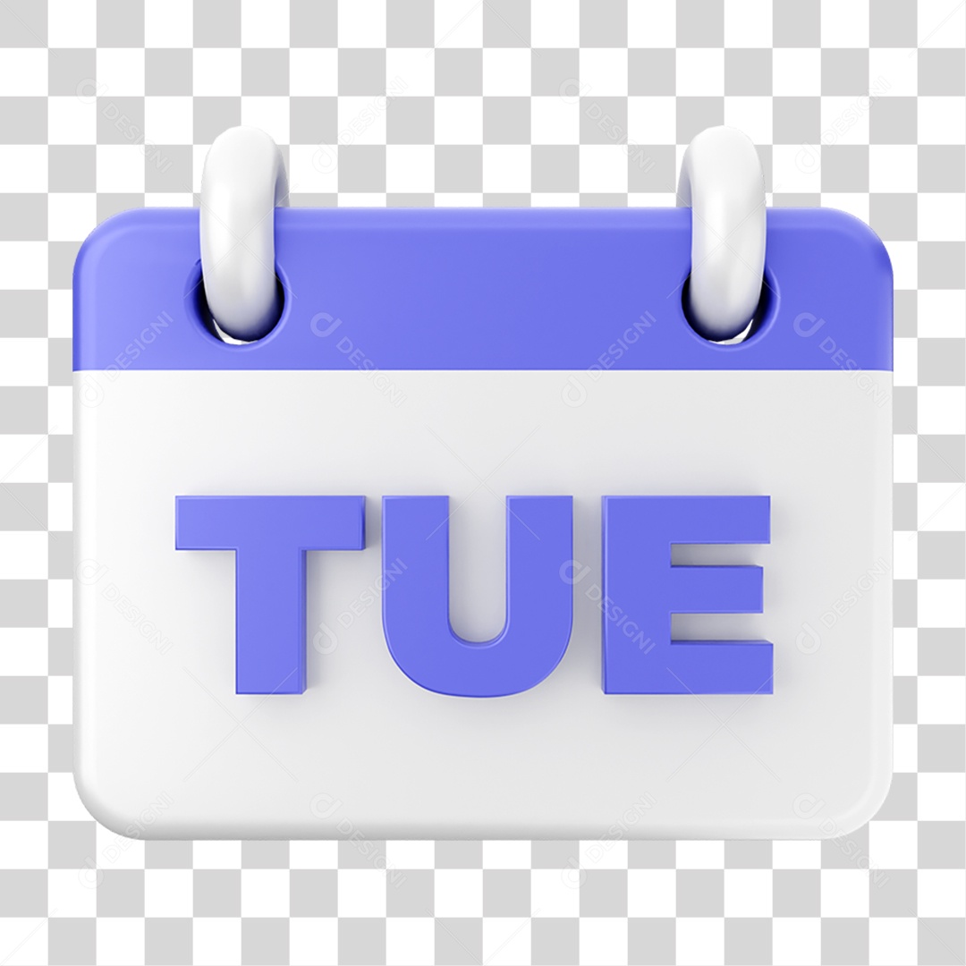 Elemento 3D Calendário Dia PNG Transparente