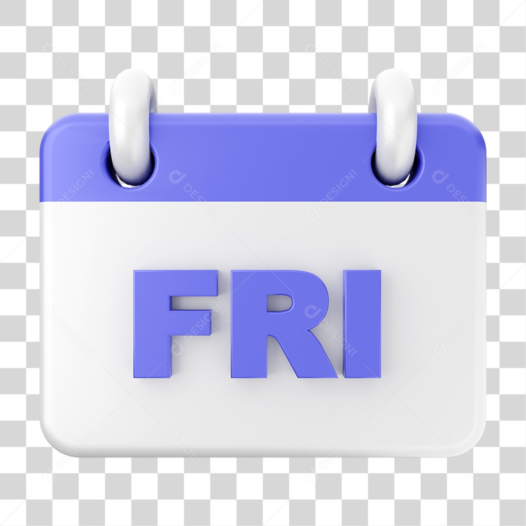 Elemento 3D Calendário Dia PNG Transparente