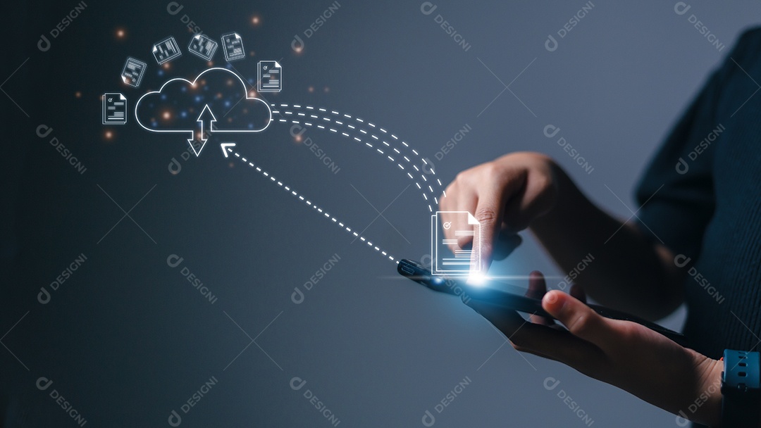 Carregar documentos da pasta. Abra a pasta de arquivos com voando