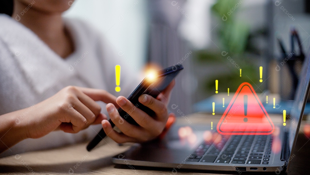 Conceito de informação comprometida. Software malicioso, vírus