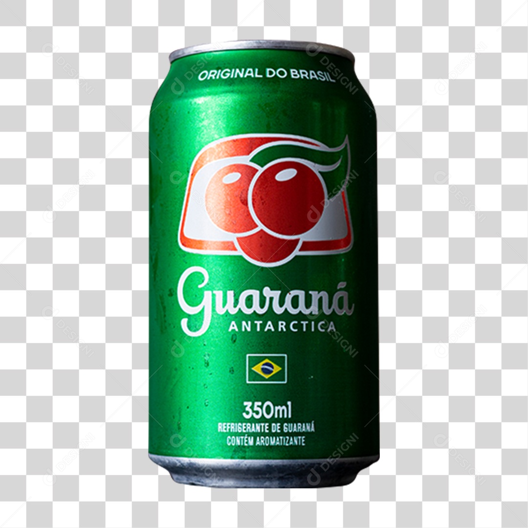 Latinha de Guaraná PNG Transparente