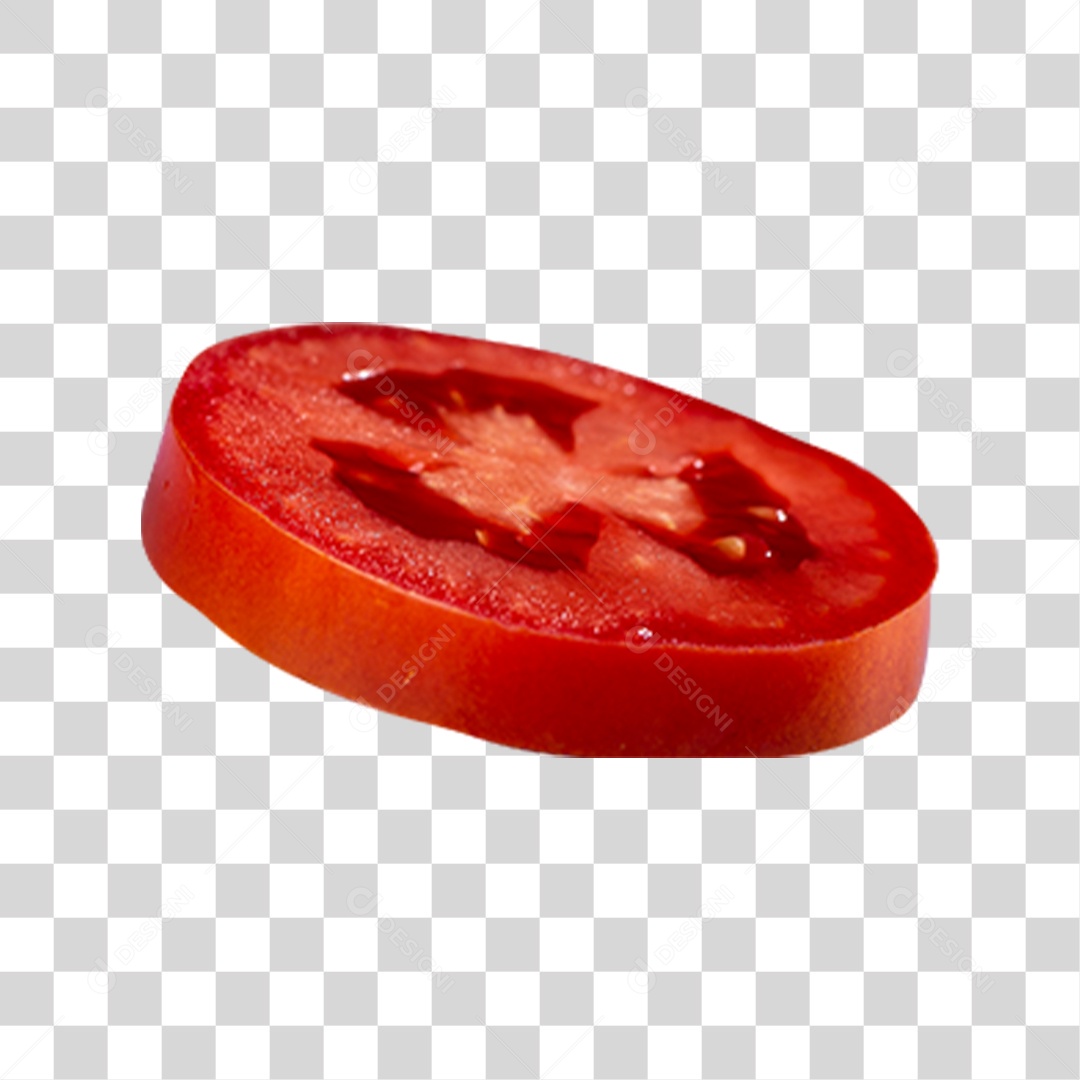 Fatia de Tomate PNG Transparente