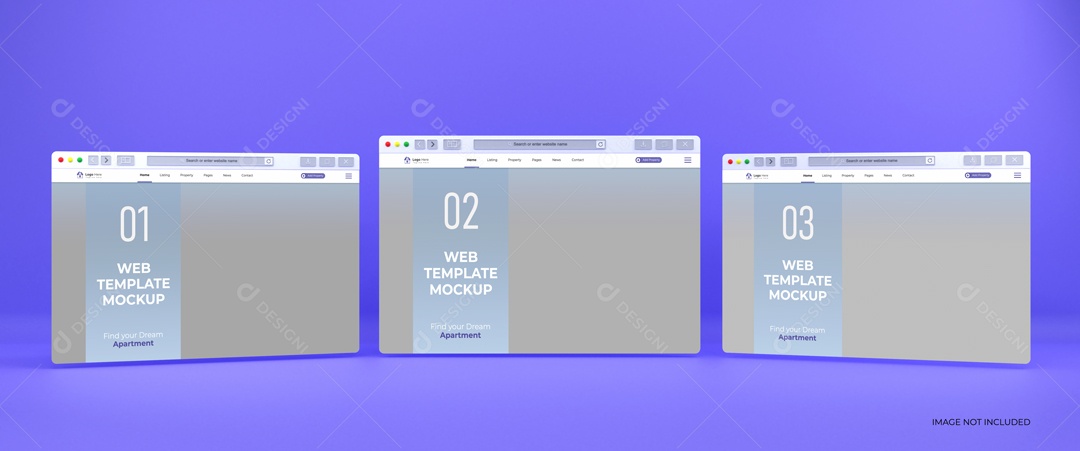 Mockup 3 Paginas De Internet Site PSD