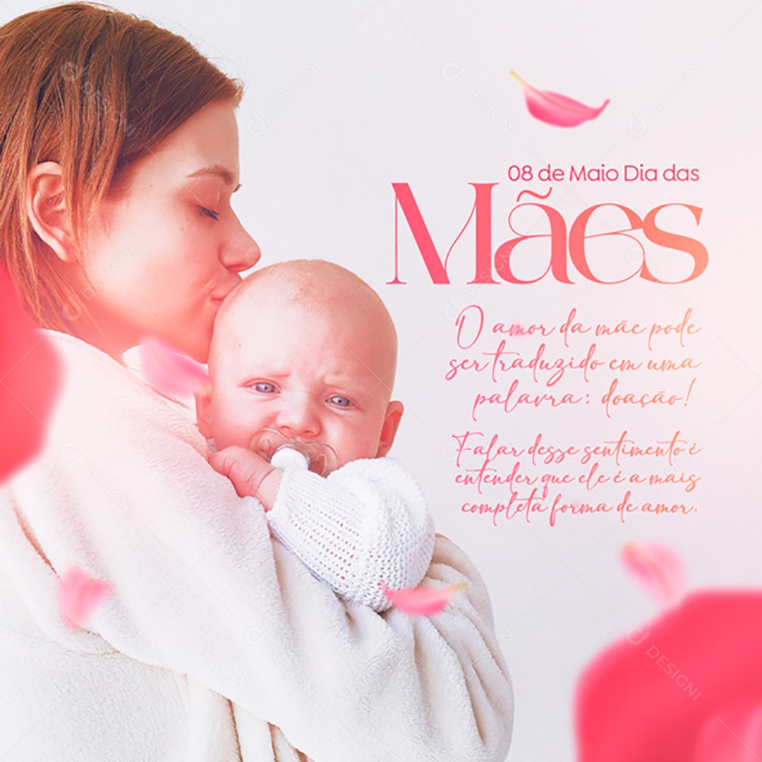 Dia Das Mães 08 de Maio Social Media PSD Editável