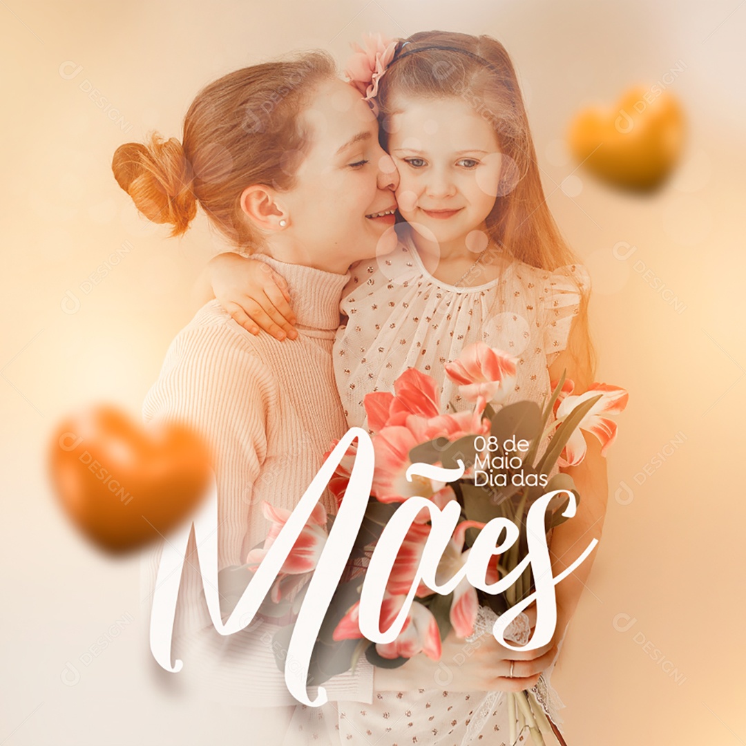 Dia Das Mães 08 de Maio Social Media PSD Editável