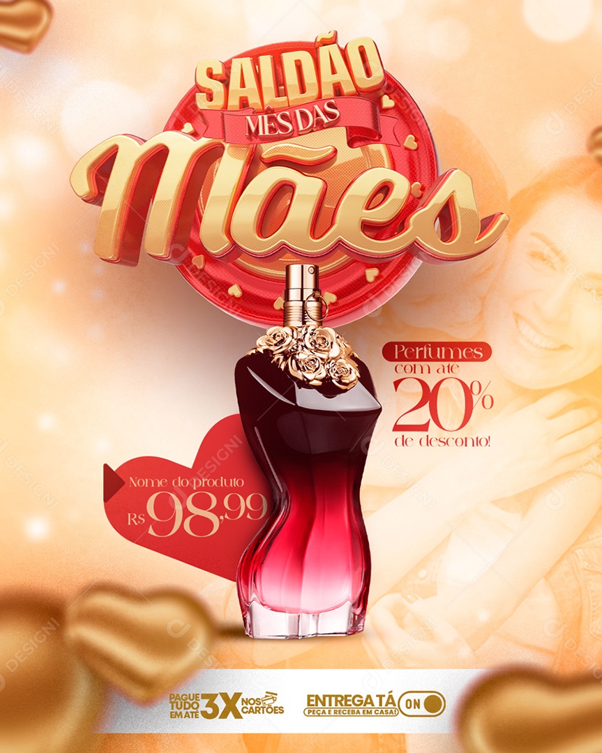 Saldão Mês Das Mães Venha Conferir Social Media PSD Editável