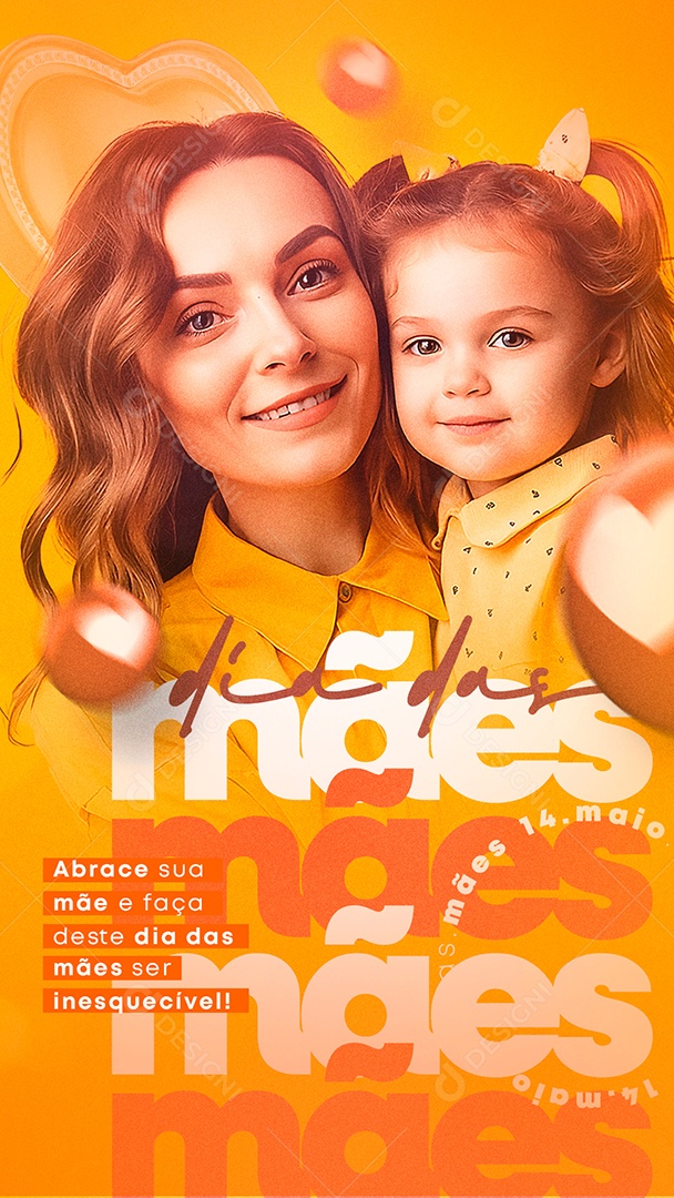 Story Abrace Sua Mãe E Faça Deste Dia Das Mães Ser Inesquecível 14 De Maio Social Media PSD Editável