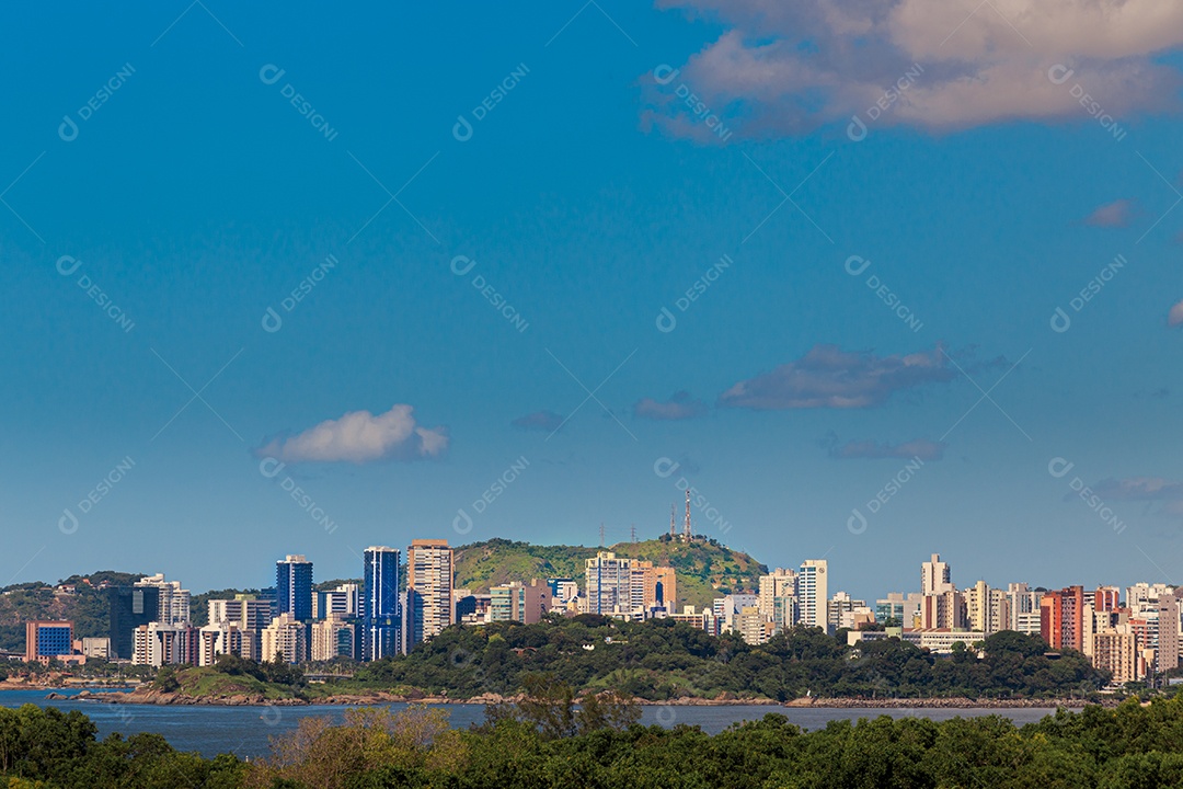 Parque da Fonte Grande em Vitória. Vista panorâmica.