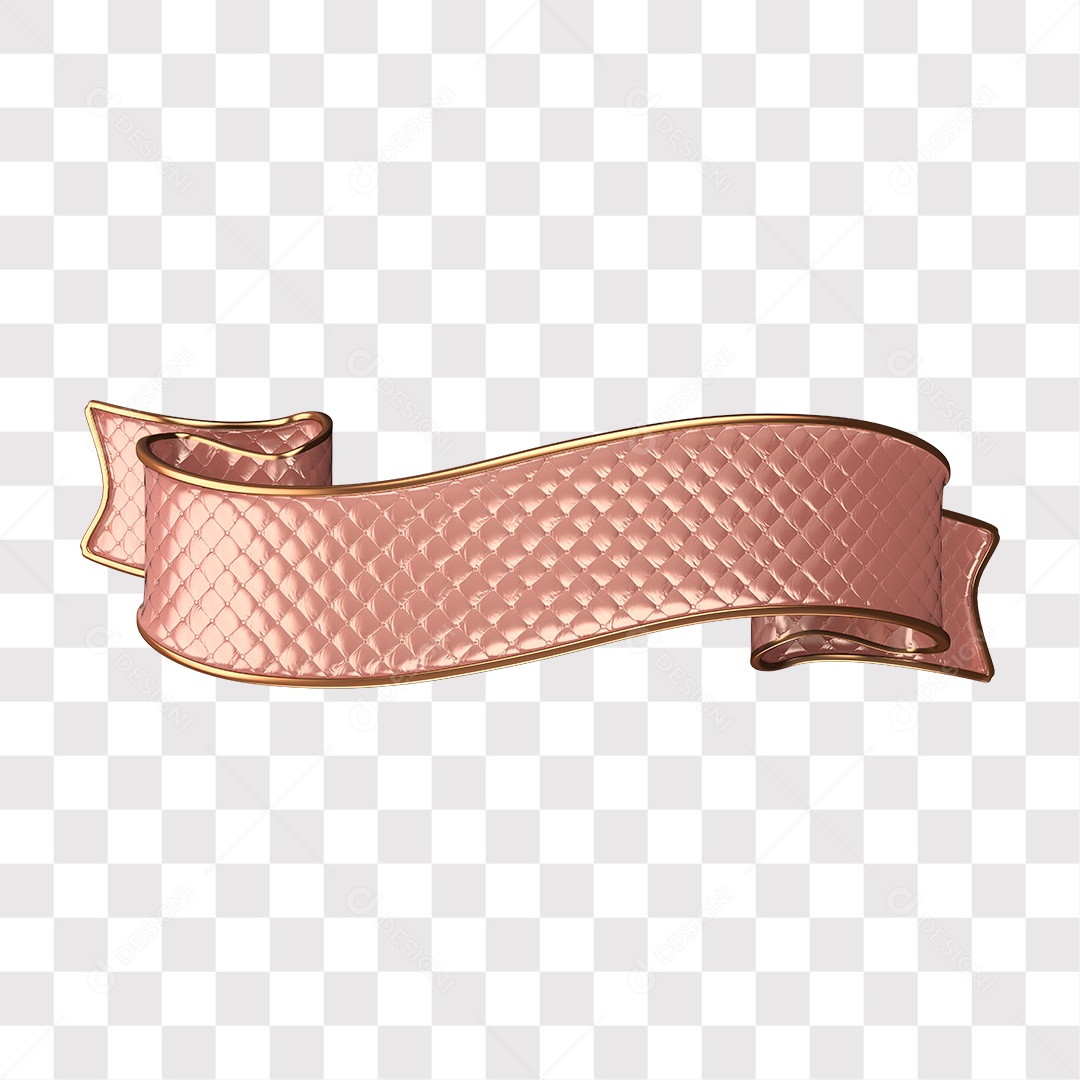 Fita Rosa Elemento 3D Do Dia Das Mães PNG Transparente