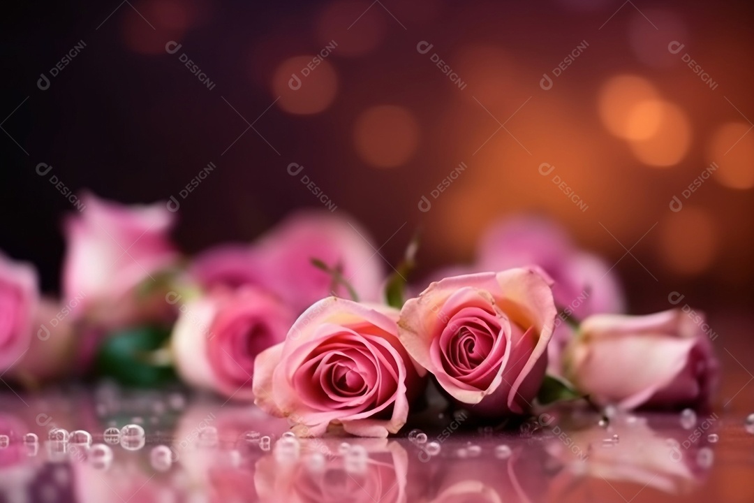 Fundo de flores coloridas