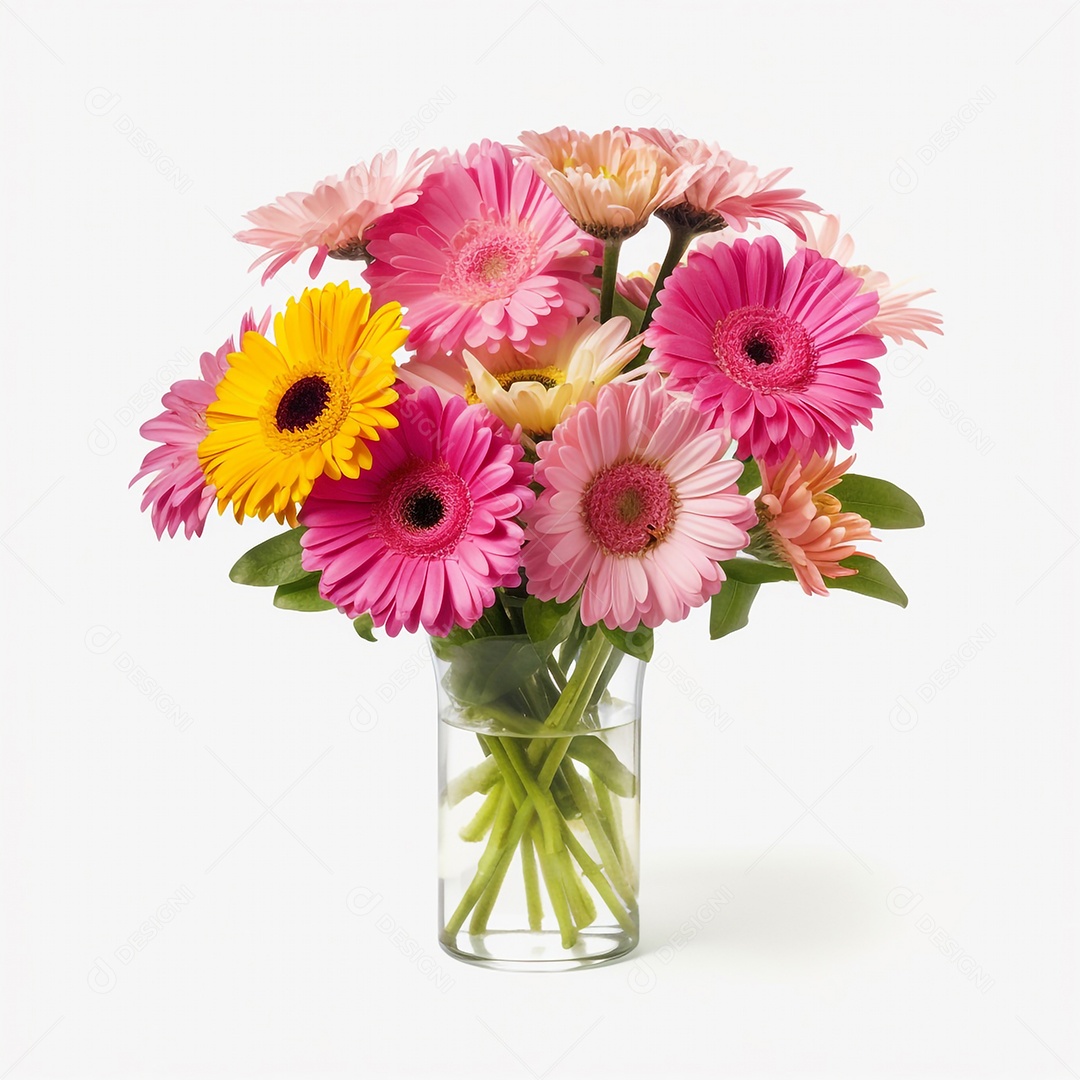 Fundo floral primavera aquarela