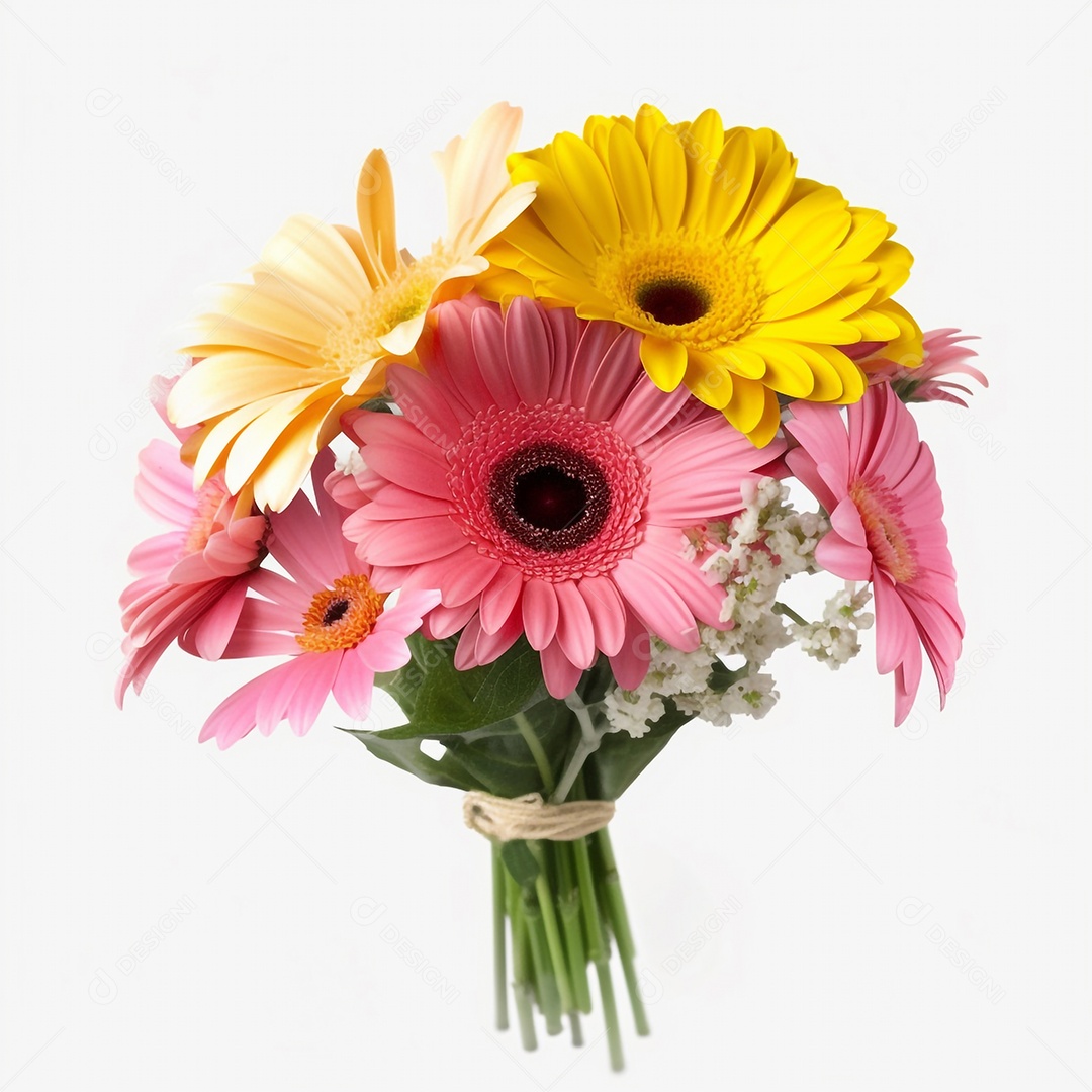 Fundo floral primavera aquarela