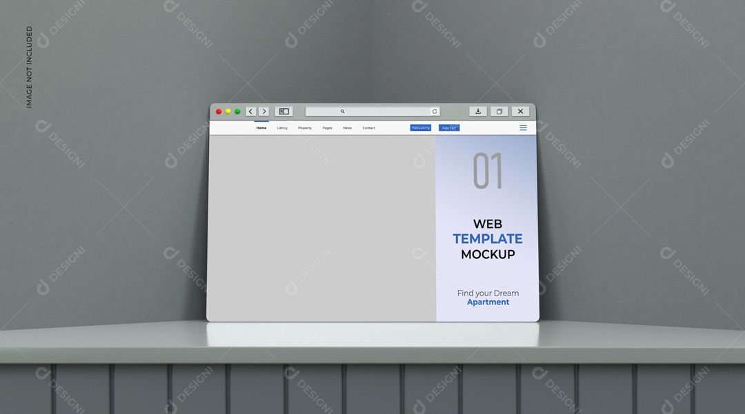 Mockup 1 Telas Computador PSD Editável