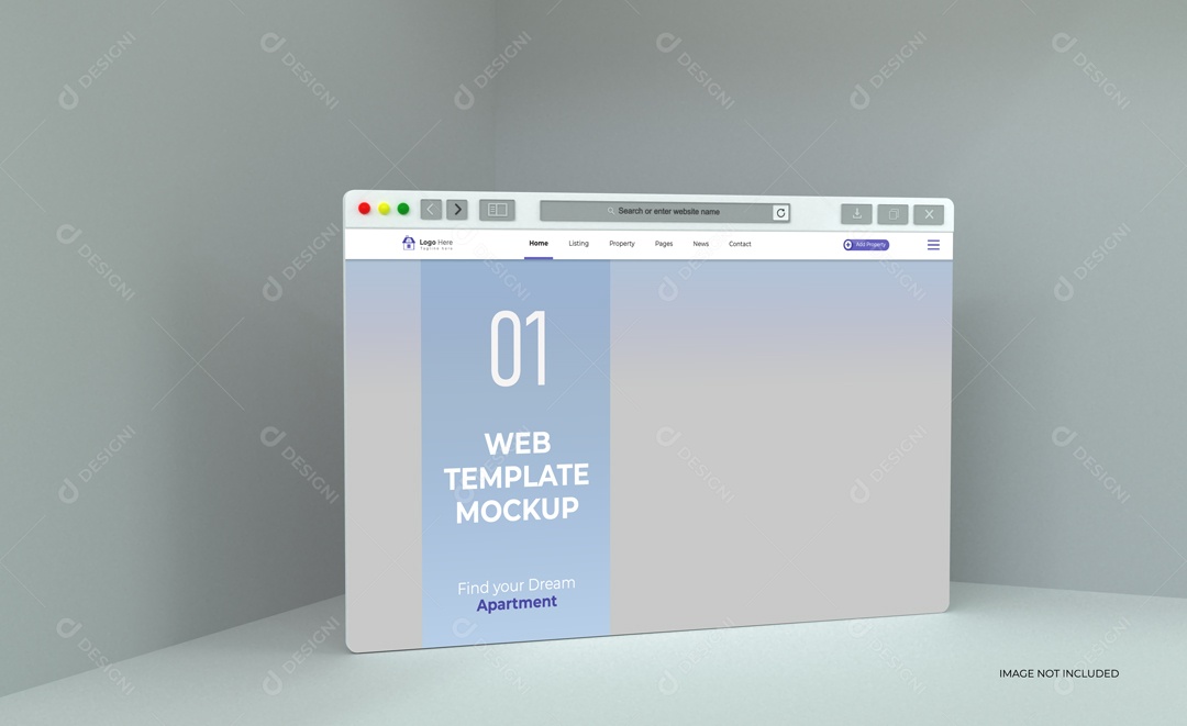 Mockup 1 Telas Computador PSD Editável
