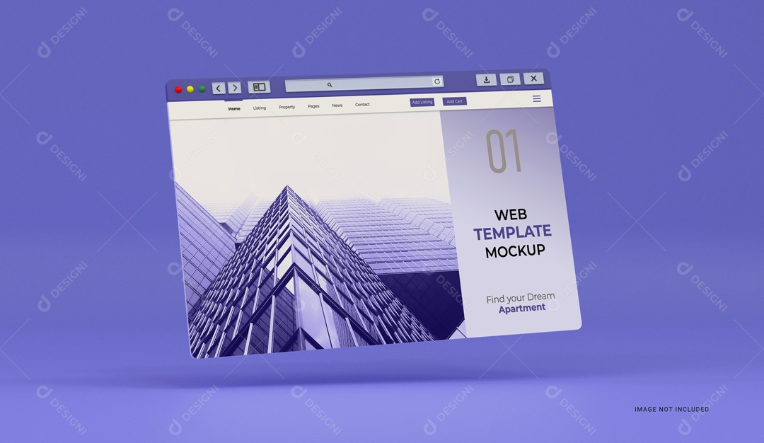 Mockup 1 Telas Computador PSD Editável