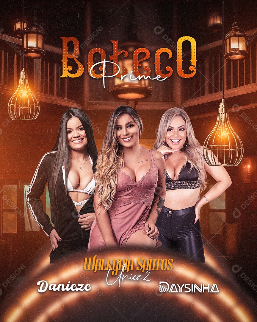 Boteco Das Prima Flyer Social Media PSD Editável