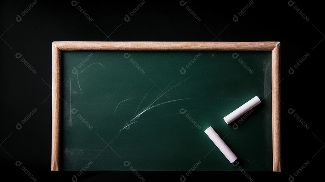 Lousa vazia com espaço de cópia ou área de texto.