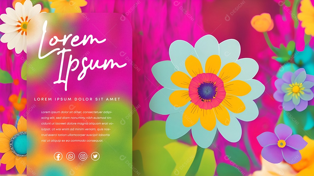 Layout Do Dia Das Mães AI + EPS Editável