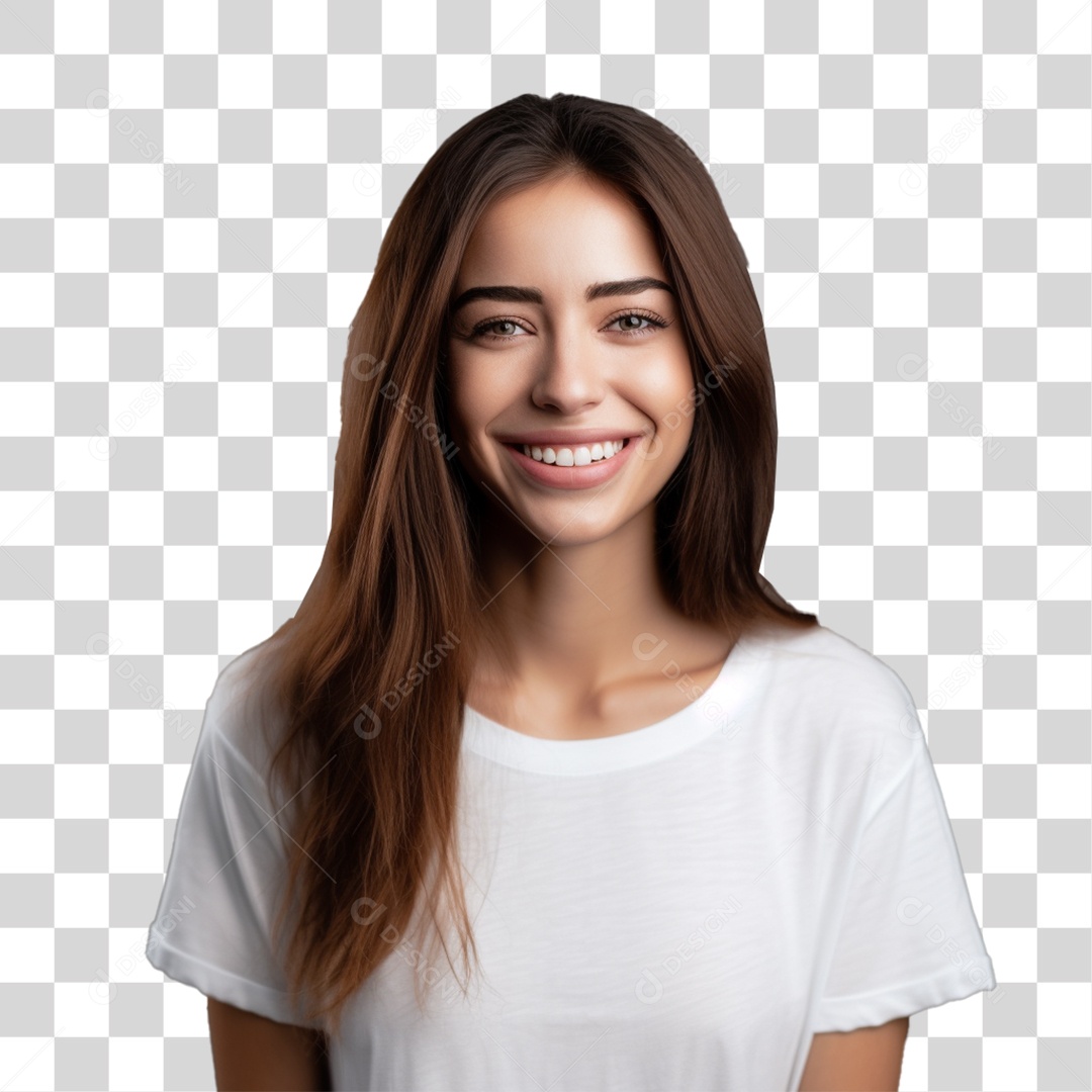 Elemento 3D Mulher PNG Transparente