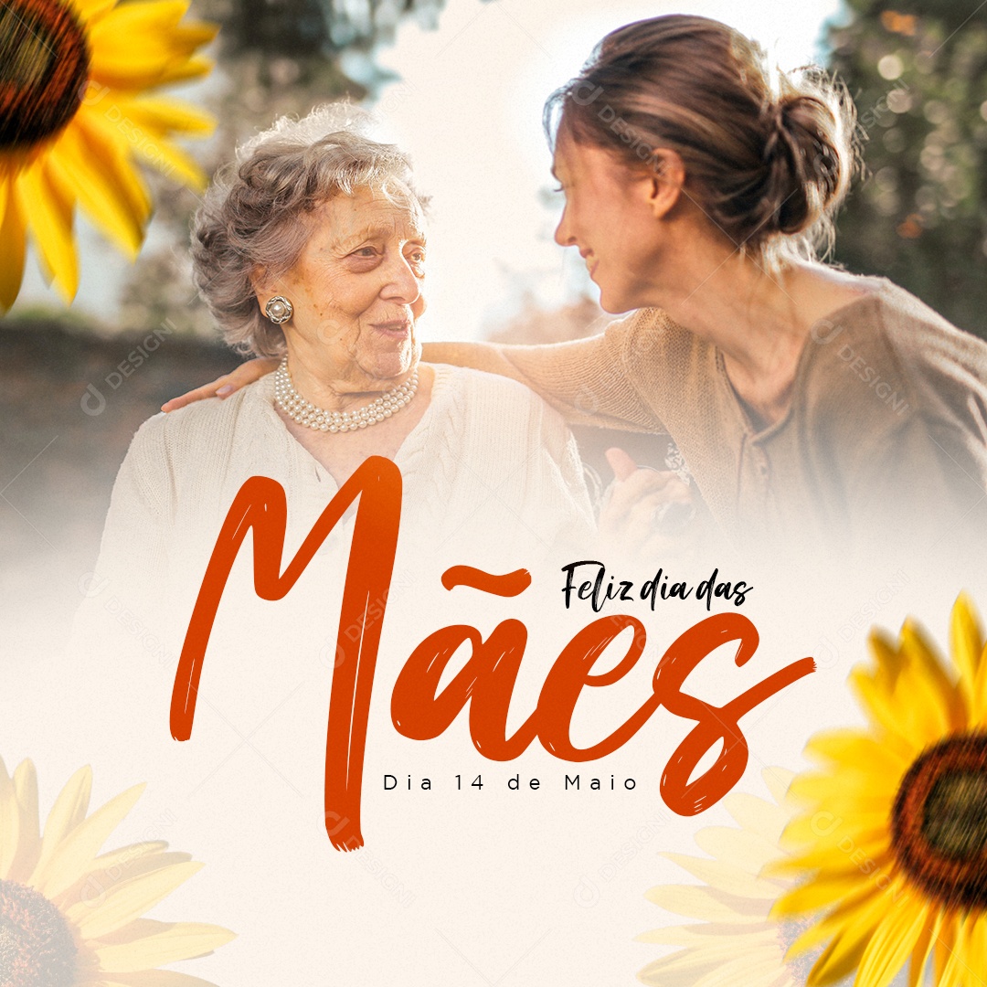 Social Media Feliz Dia Das Mães 14 De Maio PSD Editável