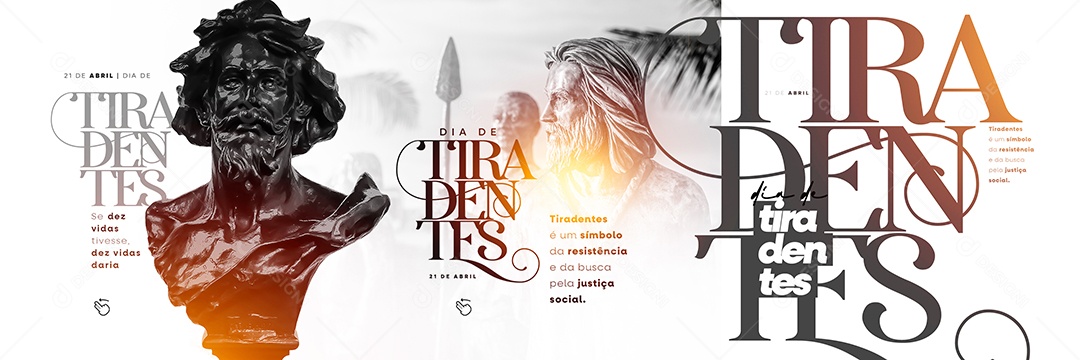 Tiradentes É Um Símbolo Da Resistência Dia De Tiradentes Carrossel Social Media PSD Editável