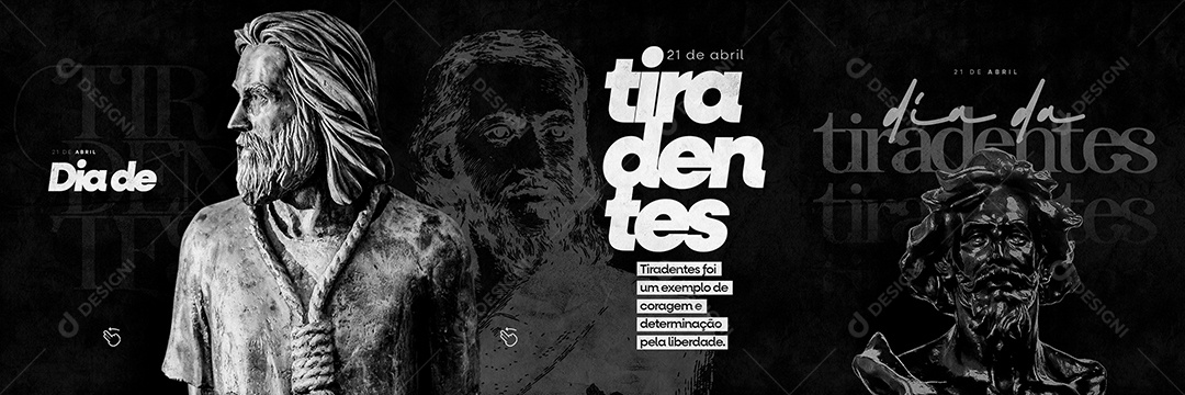 Tiradentes Foi Um Exemplo De Coragem E Determinação Carrossel Dia De Tiradentes Social Media PSD Editável