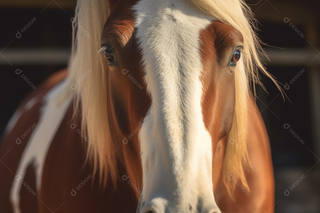 Cavalo correndo ao ar livre na natureza