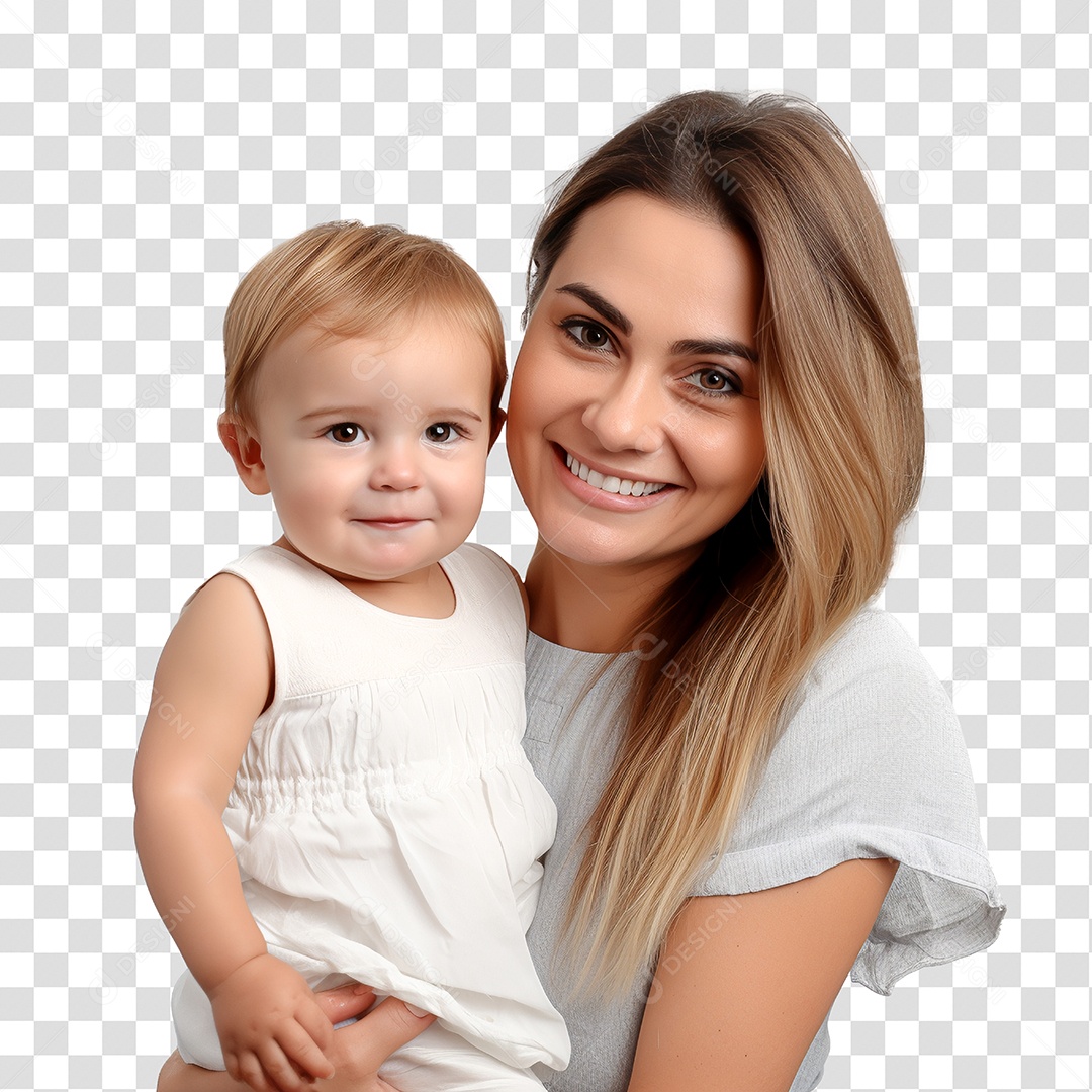 Mãe Com Filha PNG Transparente