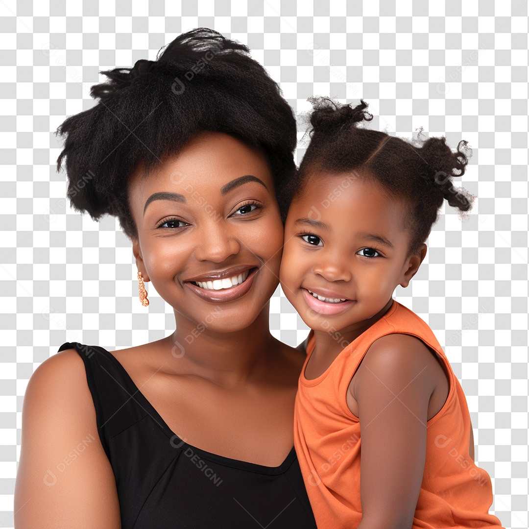 Linda Mulher Com Filha PNG Transparente