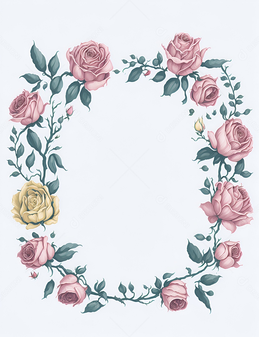 Lindas flores sobre fundo isolado branco