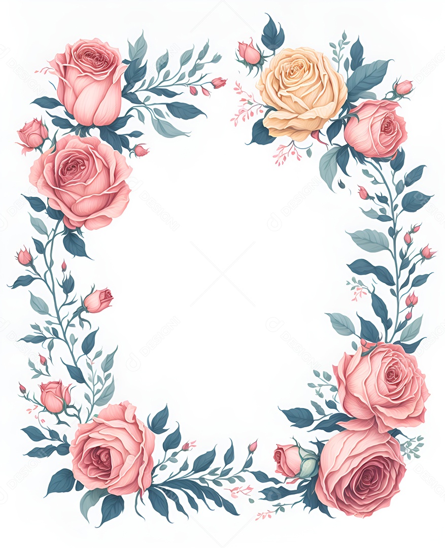 Lindas flores sobre fundo isolado branco