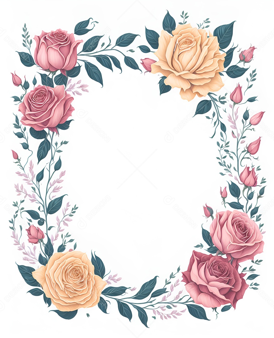 Lindas flores sobre fundo isolado branco