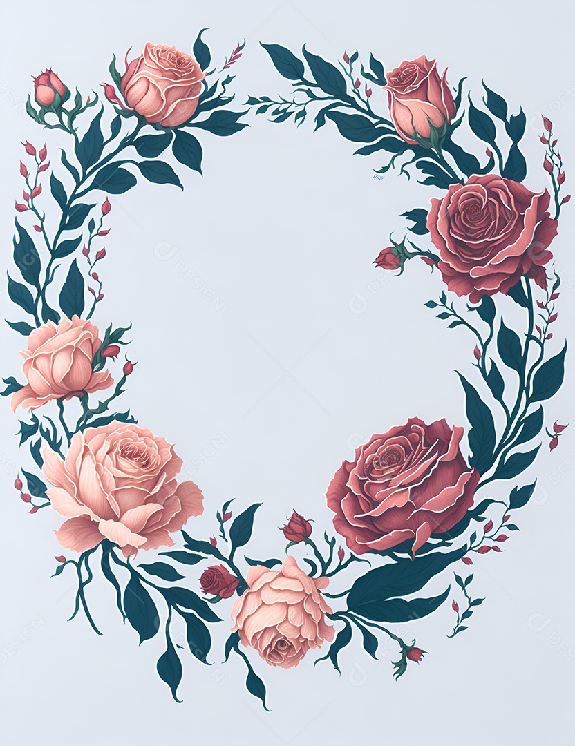 Lindas flores sobre fundo isolado branco