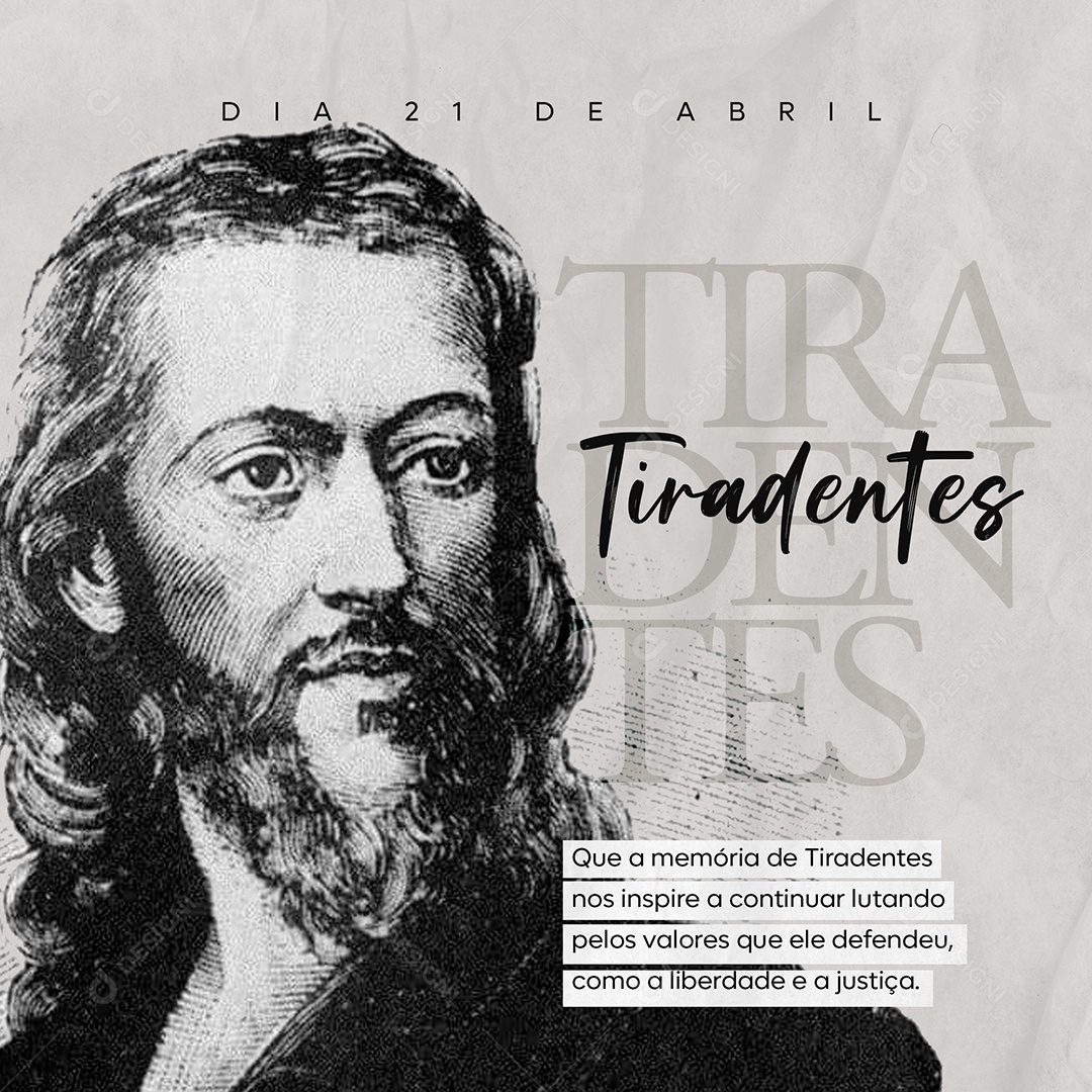 015Tiradentes Dia 21 de Abril Social Media PSD Editável