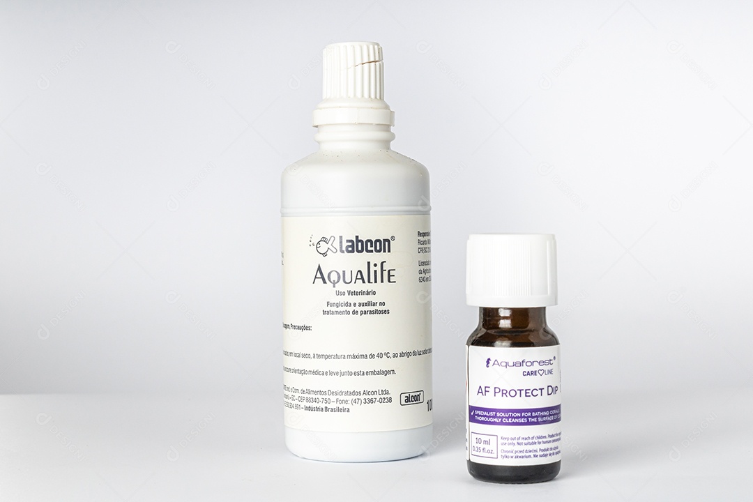 Produtos de peixe Aqualife e DIP para procedimento de quarentena de peixes marinhos. Elimine os protozoários dos peixes.