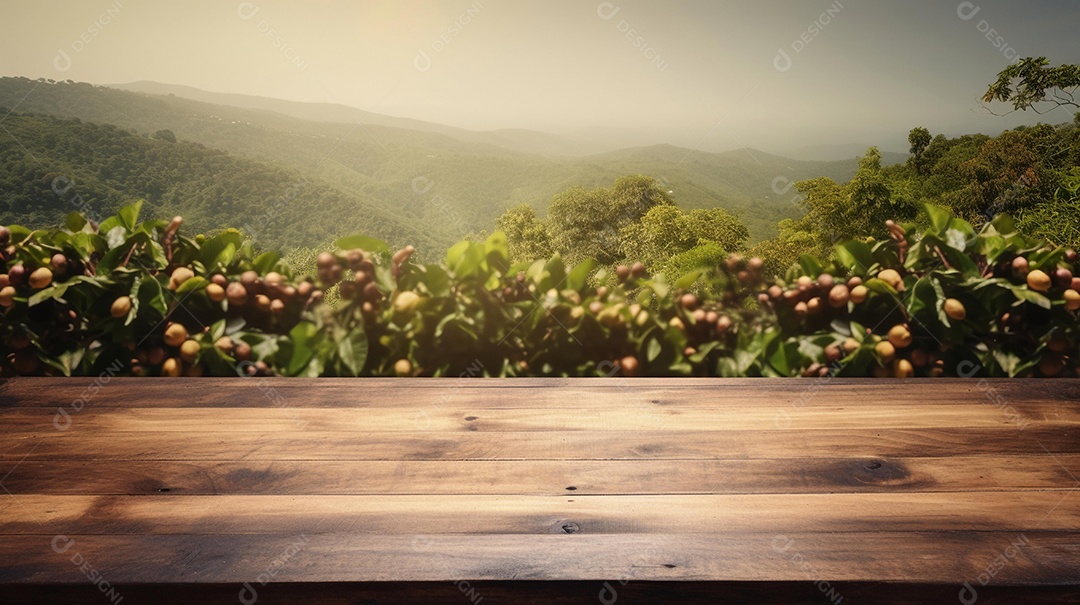 Cenário sobre fundo plantio