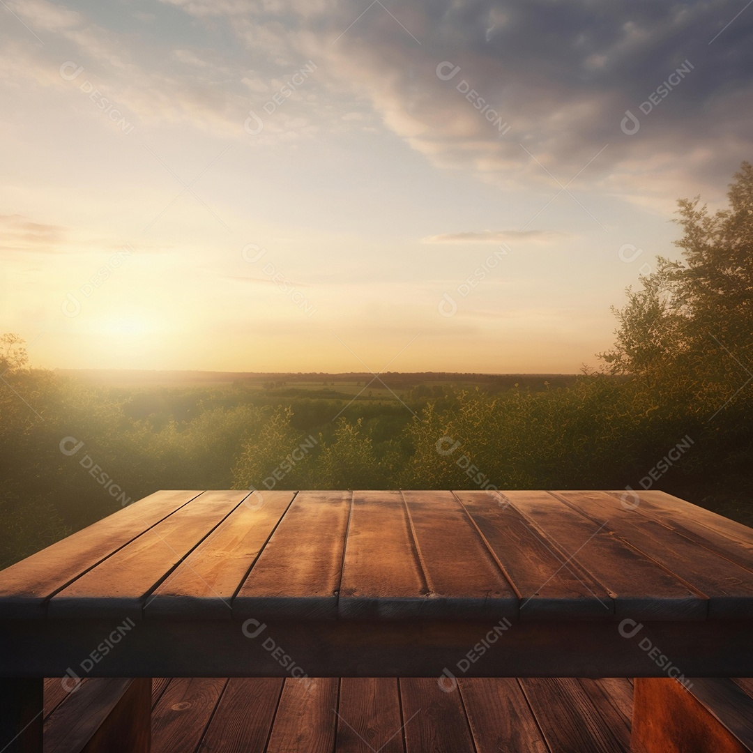 Cenário sobre fundo plantio