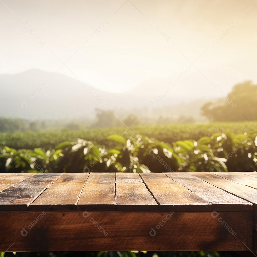 Cenário sobre fundo plantio
