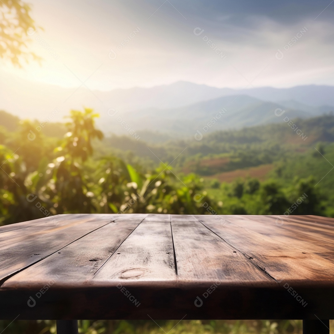Cenário sobre fundo plantio