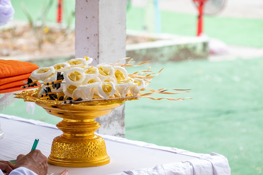 Decoração de festival budista