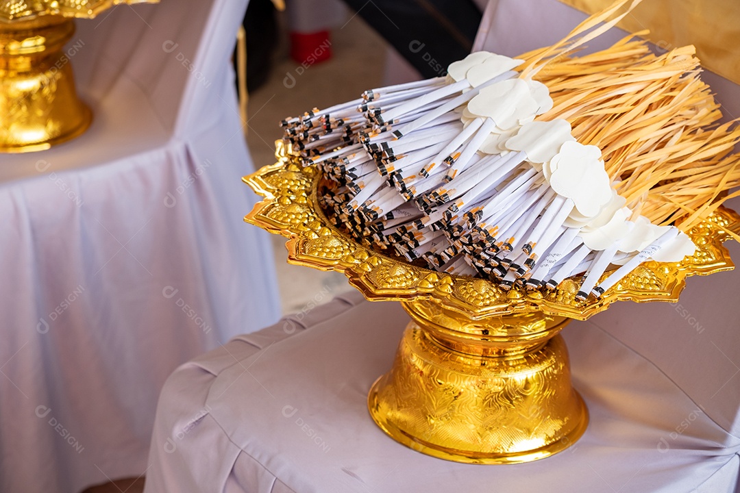 Decoração de festival budista