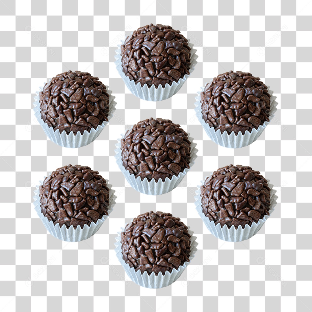 Brigadeiro Chocolate PNG Transparente