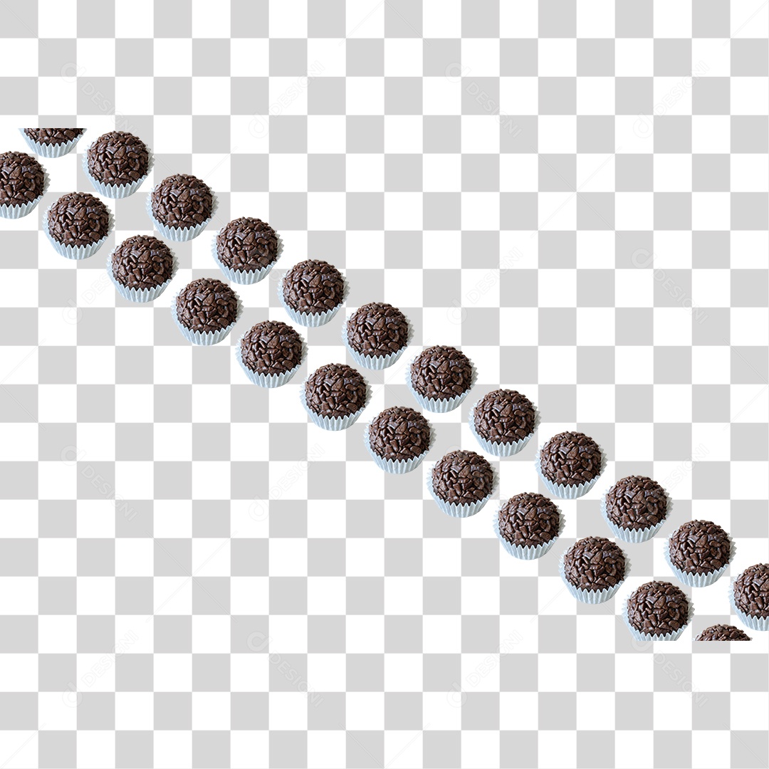 Brigadeiro Chocolate PNG Transparente