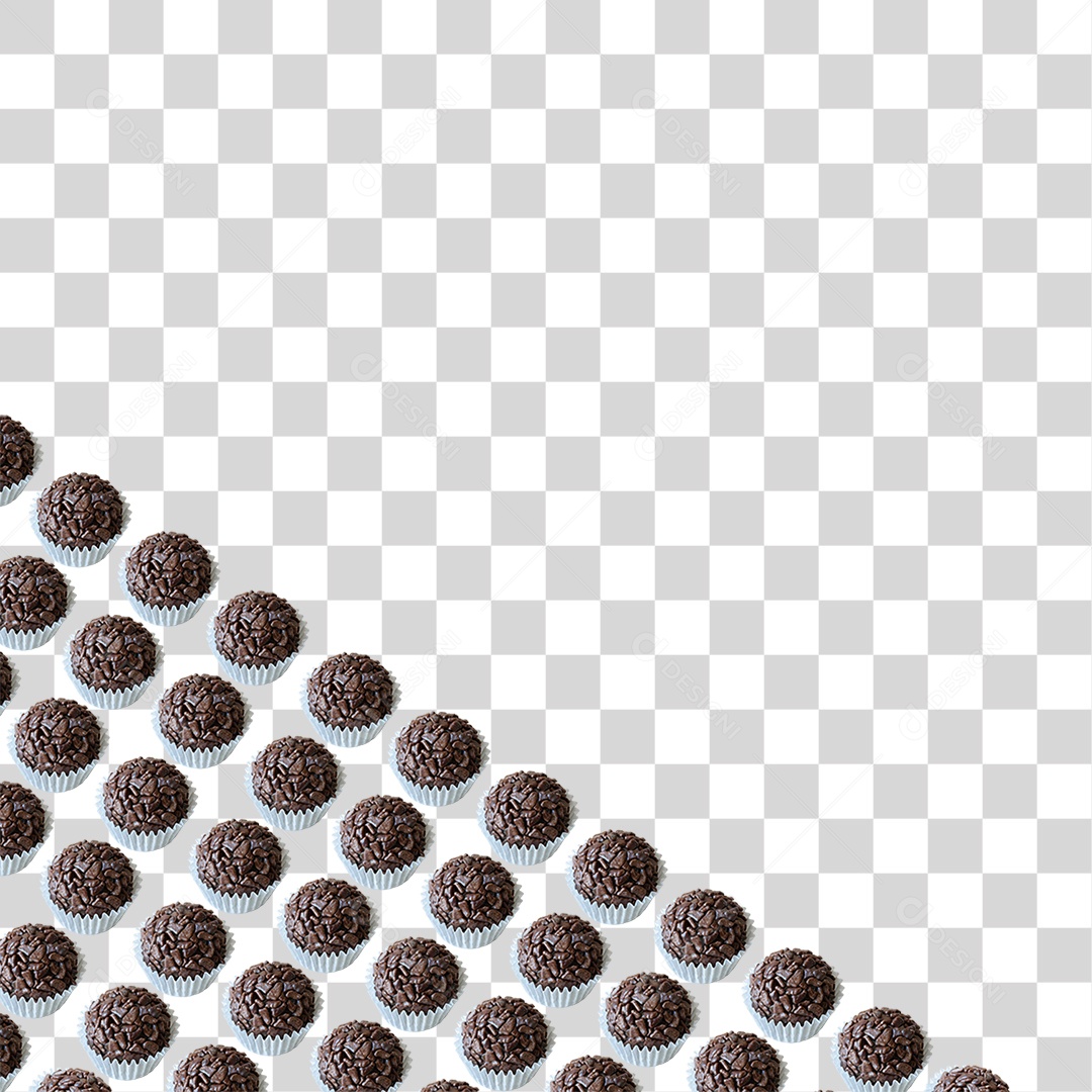 Brigadeiro Chocolate PNG Transparente