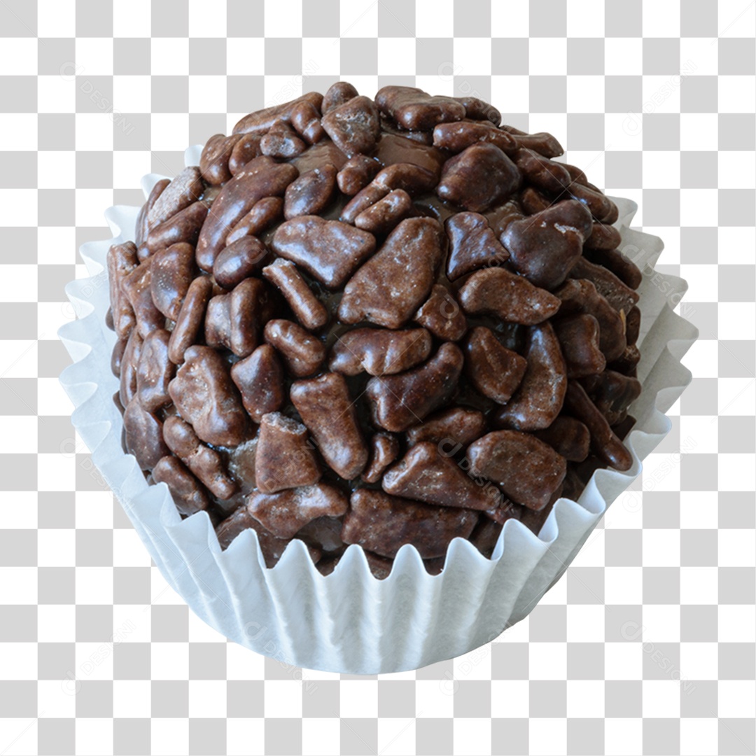 Brigadeiro Chocolate PNG Transparente