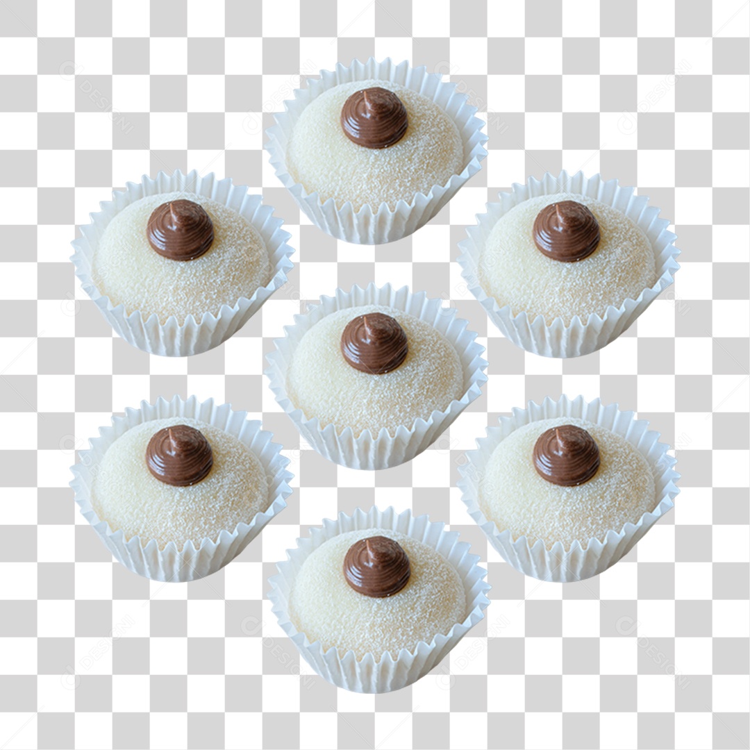 Brigadeiro Chocolate PNG Transparente