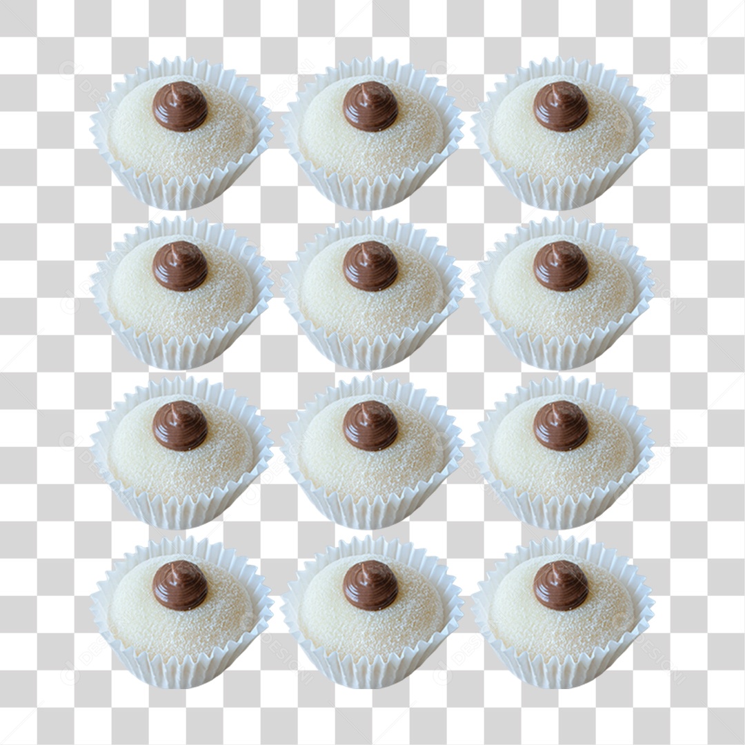 Brigadeiro Chocolate PNG Transparente