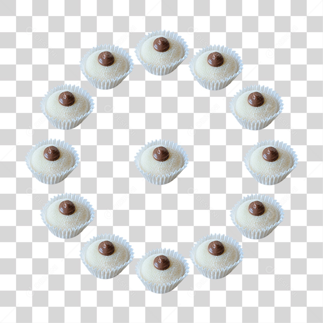 Brigadeiro Chocolate PNG Transparente